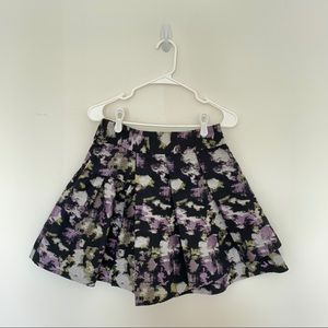 Banana Republic flare skirt with floral print